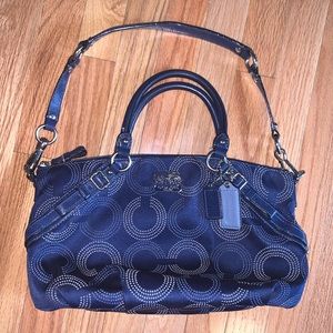 Medium blue Coach handbag